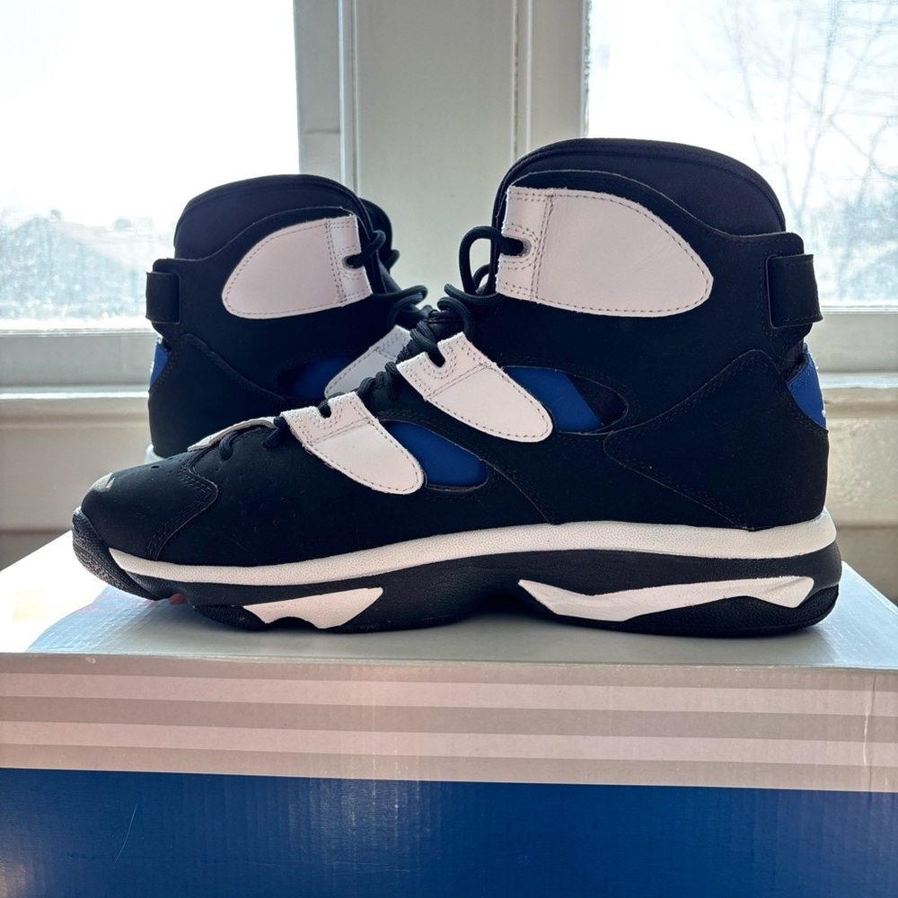 Reebok Shaq Attaq IV (4) Pump Orlando Magic Black and White High-Top Sneakers - Picture 6 of 15